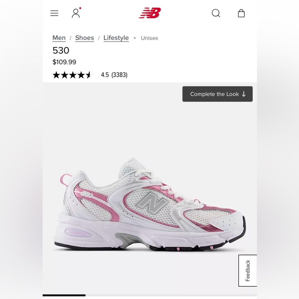 New Balance 530 White Pink US Men’s Size 8,5/ Women’s 10 MR530PK - Picture 9 of 9